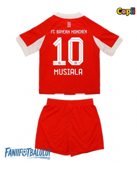 Bayern Munich Jamal Musiala #10 Echipament de Fotbal Replică 2025-26 Copii Acasa (+ Șorturi)